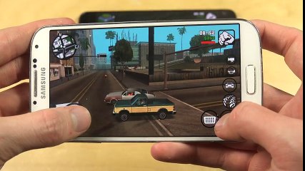 GTA San Andreas Samsung Galaxy S8 vs. Samsung Galaxy S4 Gameplay Review