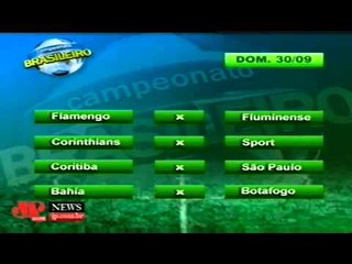 Brasileirão: confira os jogos da rodada do fim de semana