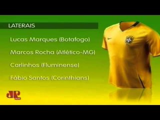 Confira a seleção convocada para o jogo contra a Argentina