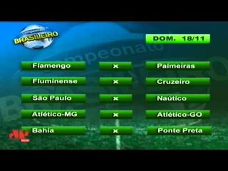 Confira os jogos da rodada deste final de semana do Brasileirão