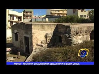 Andria | Apertura straordinaria della cripta Santa Croce