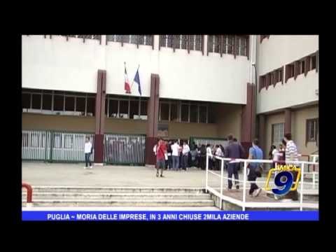 Puglia | Moria delle imprese, in 3 anni chiuse 2mila aziende