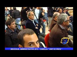 Bisceglie, amministrative 2013 | Casella: "Uniti si vince"