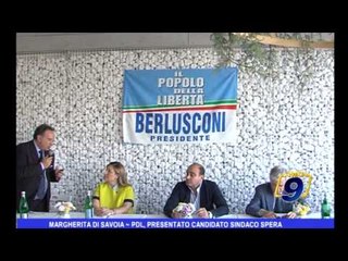 Margherita di Savoia  PDL, presentato candidato sindaco Spera