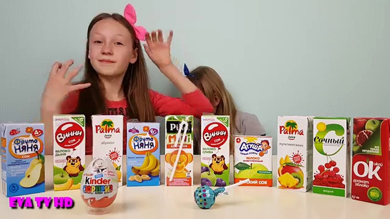 ЧЕЛЛЕНДЖ УГАДАЙ СОК !! Challenge GUESS JUICE Eva Tv HD