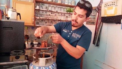 SADE BOL KÖPÜKLÜ TÜRK KAHVESI YAPIMI