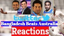 How Cricketers and World Media Reacted to Bangladesh win over Australia