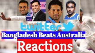 How Cricketers and World Media Reacted to Bangladesh win over Australia