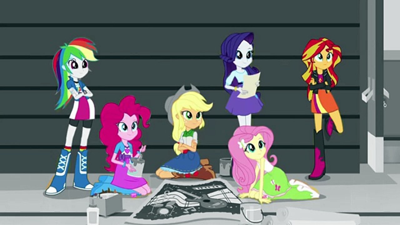 My Little Pony EQUESTRIA GIRLS RAINBOW ROCKS Coloring Book Pages Episode 3 | Coloring For