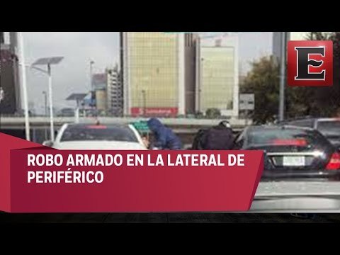 Se registra asalto a 2 automovilistas en la lateral de Periférico