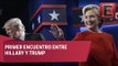 Entre confrontaciones, finaliza primer debate entre Hillary Clinton y Donald Trump