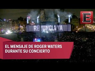 Así se vivió el concierto de Roger Waters en el Zócalo Capitalino