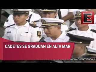 Se gradúan cadetes de la Heroica Escuela Naval Militar
