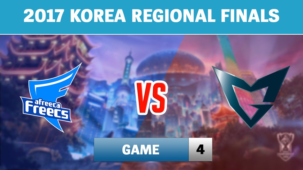 Highlights: AFS vs SSG Game 4 | Afreeca Freecs vs Samsung Galaxy | 2017 Korea Regional Finals