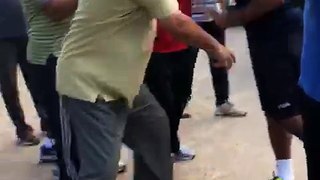 Cricketer Ambati Rayudu Fight With Public on Road. Ambati Rayudu and one man Scolding each other. A man ...