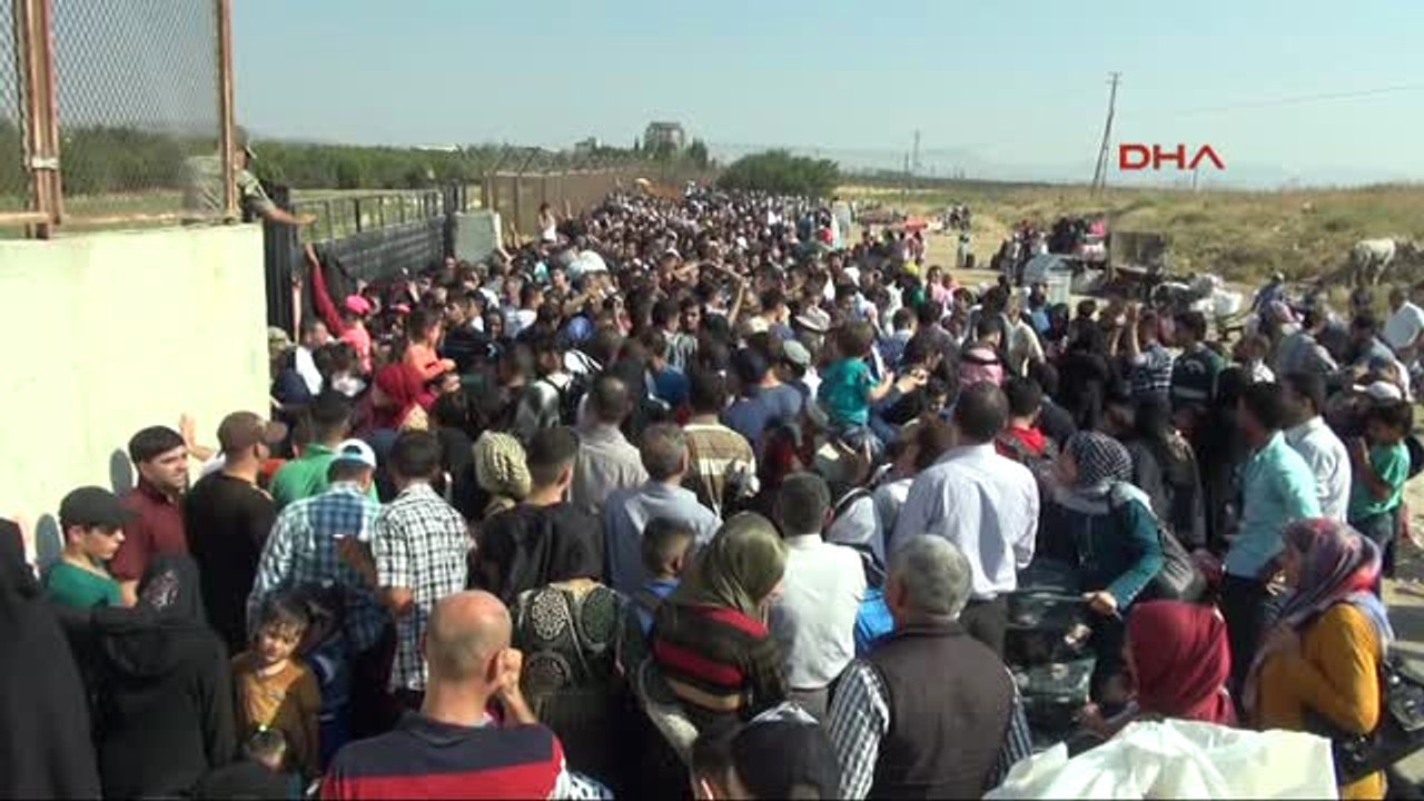 Kilis Öncüpınar'dan 54 Bin 734 Suriyeli, Ülkesine Bayrama Gitti
