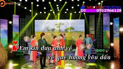 karaoke. Rước Tình Về Quê Hương. Khánh Băng ft Hồ Quang Lộc