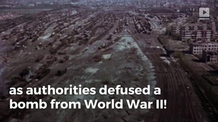 Thousands evacuate Frankfurt to defuse WWII bomb