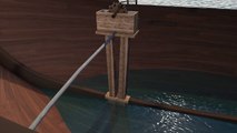 Navire Port-Vendres 1 : la pompe de cale