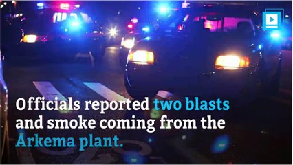 Houston flood causes chemical plant explosions