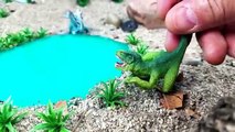 Learn Dinosaur Names Sound for Kids Toys DIY T-Rex Triceratops Kinetic Sand Mini Beach Vol