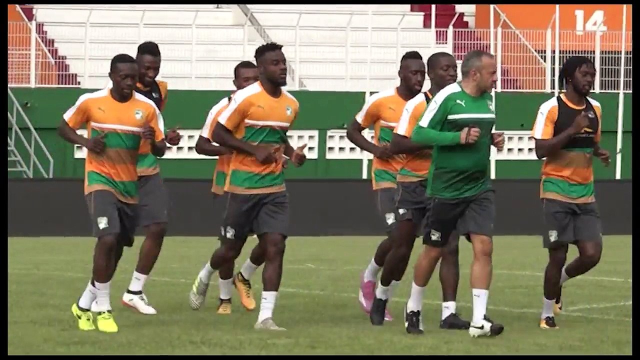 Football Mondial 2018  Conférence de presse des éléphants