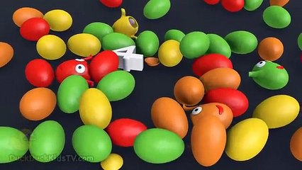 3D Color Ball Show for Kids Learn to Count Numbers 1 to 10 with Eggs Surprise 123