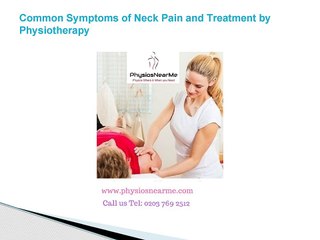 Symptoms of Neck Pain