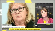 Ordonnances : Catherine Perret (CGT) relativise la concertation vantée par le gouvernement