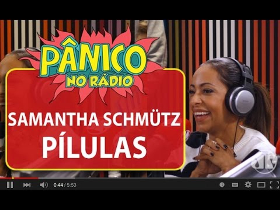 Samanta Schmütz conta que tem "alma masculina" e diz que gosta de falar putarias | Pânico | JP