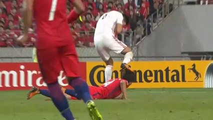 Saeid Ezatolahi RED Card - South Korea vs. Iran - 31.08.2017 [HD]