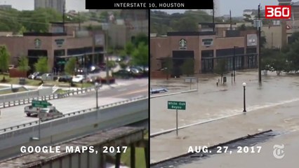 Texas, qyteti para dhe pas uraganit shkaterrues (360video)