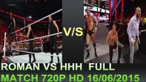 WWE- [Roman Reigns and Dean Ambrose] VS [Randy Orton and HHH] Raw, April 28, 2014 FULL Match HD OFFICIAL Vedio.