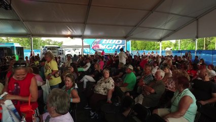 DJI OSMO footage of BAMM performing Just A Little Bit Elvis Week 2017