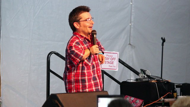 Duke Mason sings 'I Beg Of You' Entertainment Tent Elvis Week 2017