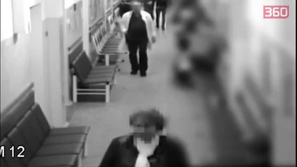 E tmerrshme, pacienti godet me thike doktorin (360video)