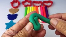 Learn Colours with Play Dough Modelling Clay with Molds Fun and Creative for Children Todd