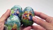 3 Princess & Winnie the Pooh Surprise Eggs Unboxing Toys & Stickers - Huevos Sorpresa