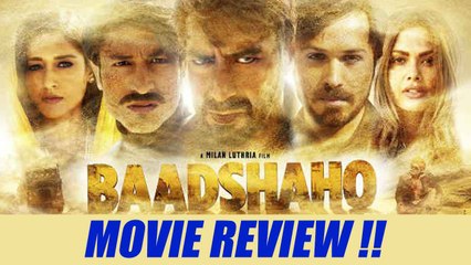 Baadshaho Movie Review: Great Love Story with Action Packed performances | FilmiBeat