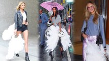 Victoria's Secret Angels Show Off Their Wings After Fashion Show Fitting