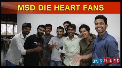 தல தோனிக்கு ரசிகர்கள் வாழ்த்து-வீடியோ