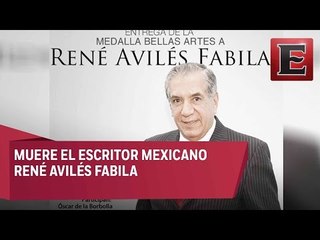 Última hora: Muere el escritor René Avilés Fabila