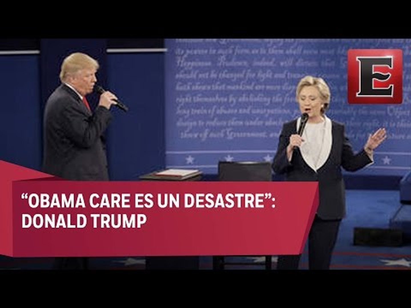 ⁣Trump critica el