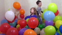 Globos con confeti niños Ballons avec enfants confettis