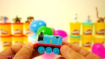 Jouer Entrainer thomas thomas les œufs dœufs de Pâques géant train géant ouvert doh jouets en pâte à modeler