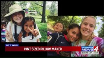 8-Year-Old Girl Makes Pillows for Patients at Children`s Rehabilitation Center