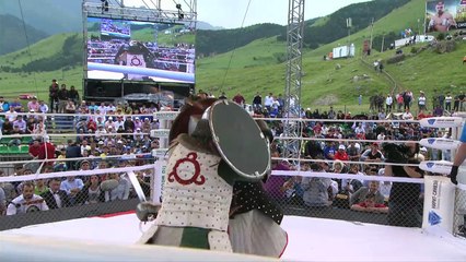 Il est mis KO dans un combat... avec armes médiévales de chevaliers !! Ces mecs sont fous !