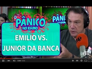 Agora é a vez de Emílio discutir política com Junior da Banca | Pânico