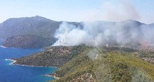 Milas'ta Orman Yangını! Havadan Müdahale Ediliyor