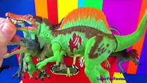Boîte de dinosaure jurassique examen jouet monde 1 collection t rex spinosaurus superfunreviews